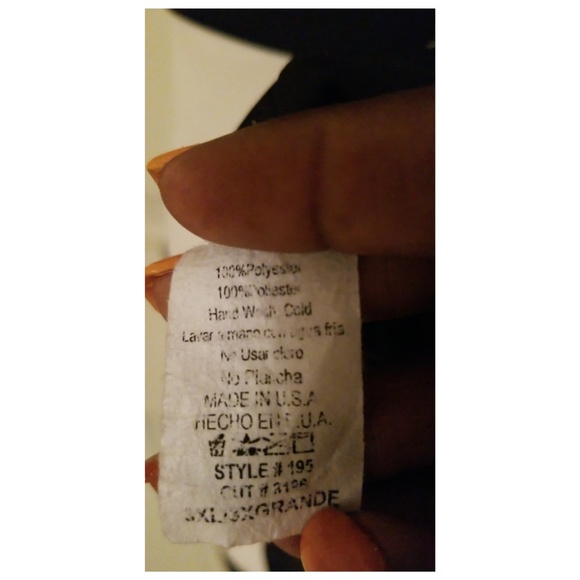 *Black & White Sheer Dress w/Stripes & Pearls* - Picture 4 of 8